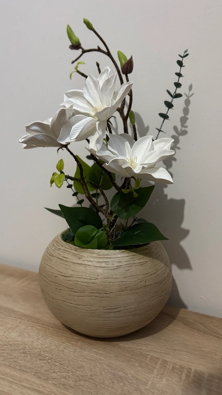 Rózsaszín Adventi koszorú 30cm széles